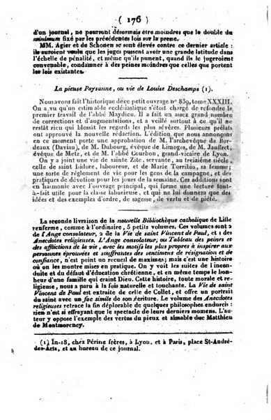 L'ami de la religion et du roi journal ecclesiastique, politique et litteraire