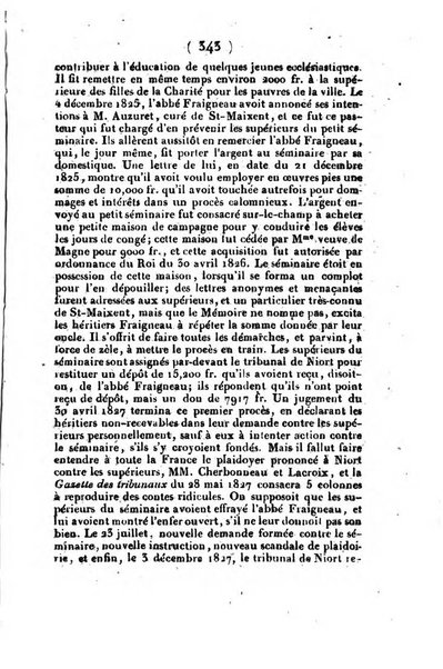 L'ami de la religion et du roi journal ecclesiastique, politique et litteraire