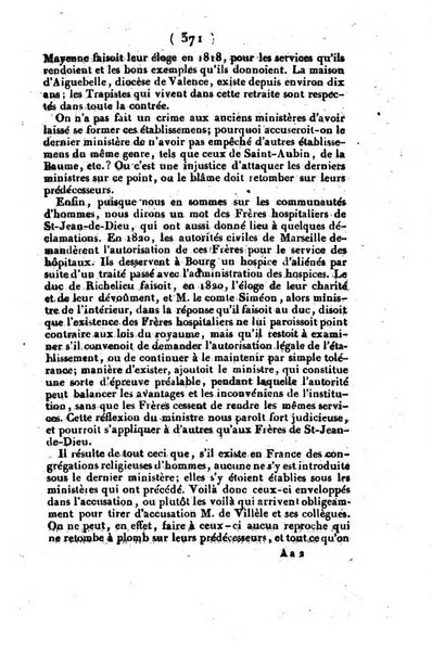 L'ami de la religion et du roi journal ecclesiastique, politique et litteraire