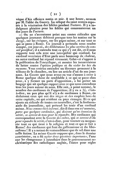 L'ami de la religion et du roi journal ecclesiastique, politique et litteraire