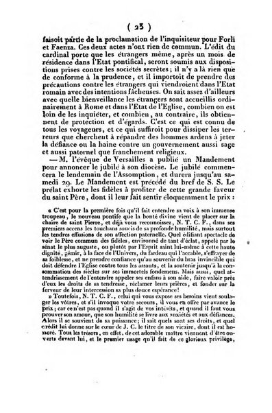 L'ami de la religion et du roi journal ecclesiastique, politique et litteraire