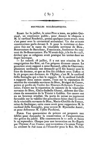 L'ami de la religion et du roi journal ecclesiastique, politique et litteraire