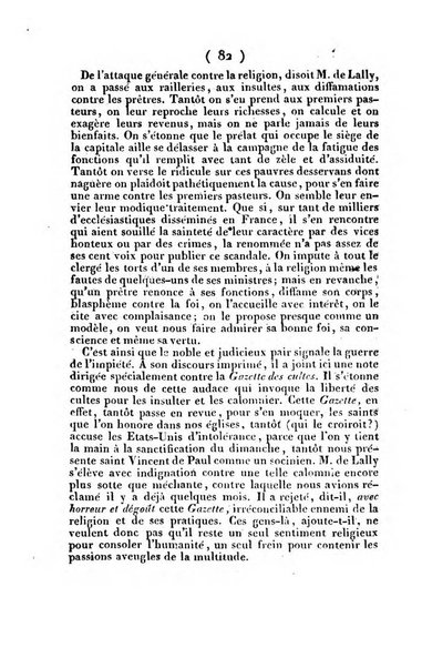 L'ami de la religion et du roi journal ecclesiastique, politique et litteraire