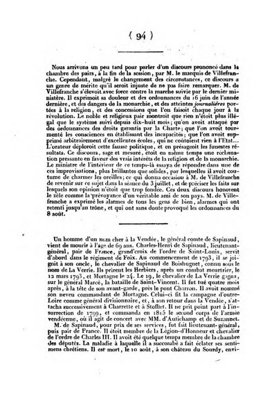 L'ami de la religion et du roi journal ecclesiastique, politique et litteraire