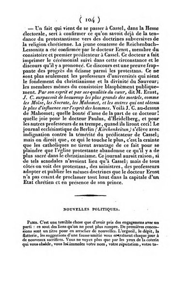 L'ami de la religion et du roi journal ecclesiastique, politique et litteraire