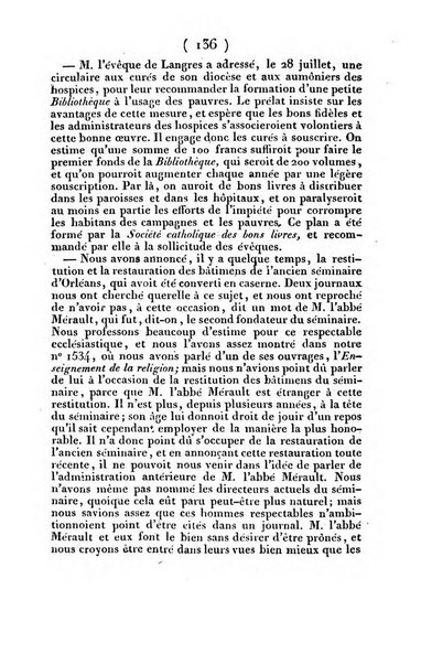 L'ami de la religion et du roi journal ecclesiastique, politique et litteraire