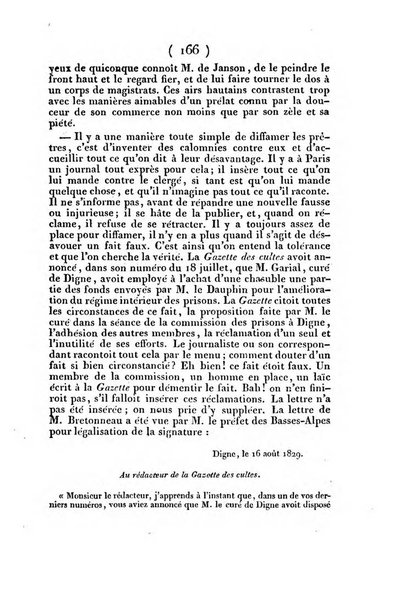 L'ami de la religion et du roi journal ecclesiastique, politique et litteraire