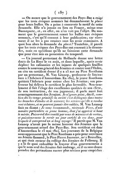 L'ami de la religion et du roi journal ecclesiastique, politique et litteraire