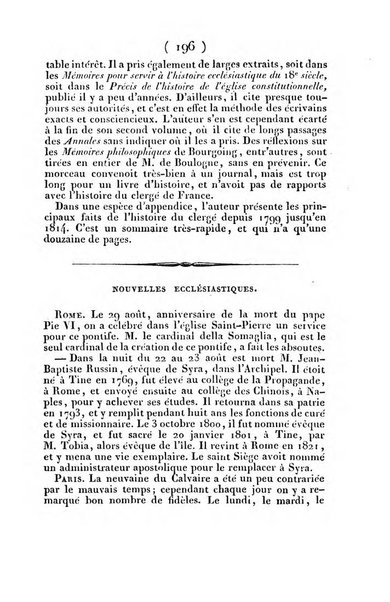 L'ami de la religion et du roi journal ecclesiastique, politique et litteraire