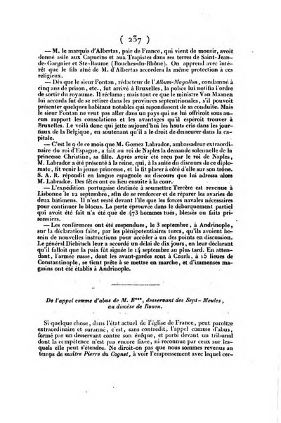 L'ami de la religion et du roi journal ecclesiastique, politique et litteraire