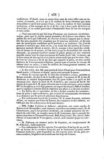 L'ami de la religion et du roi journal ecclesiastique, politique et litteraire