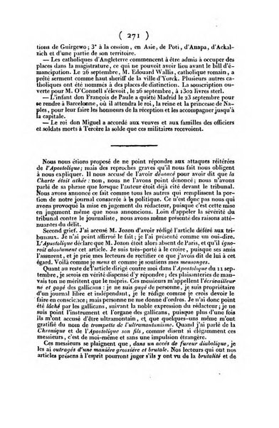 L'ami de la religion et du roi journal ecclesiastique, politique et litteraire