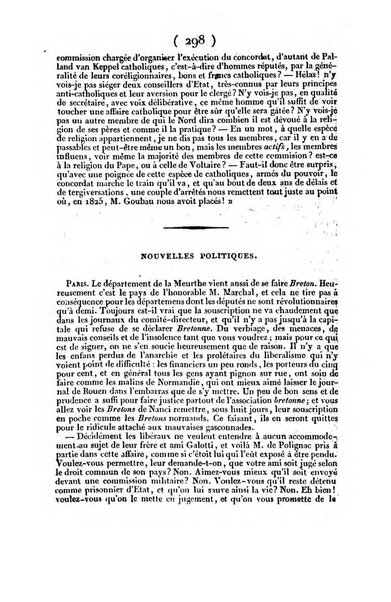 L'ami de la religion et du roi journal ecclesiastique, politique et litteraire