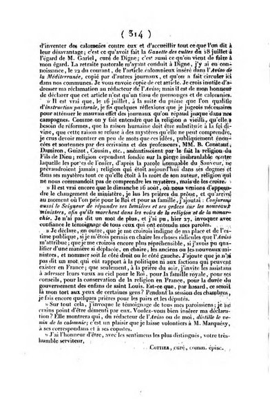 L'ami de la religion et du roi journal ecclesiastique, politique et litteraire