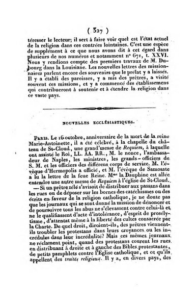 L'ami de la religion et du roi journal ecclesiastique, politique et litteraire