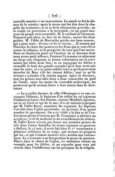 L'ami de la religion et du roi journal ecclesiastique, politique et litteraire