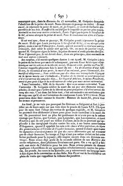 L'ami de la religion et du roi journal ecclesiastique, politique et litteraire