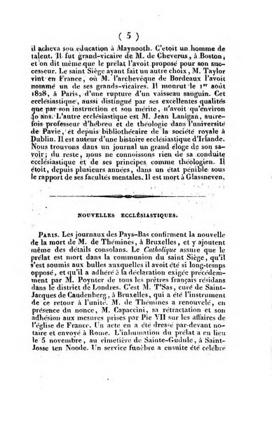 L'ami de la religion et du roi journal ecclesiastique, politique et litteraire