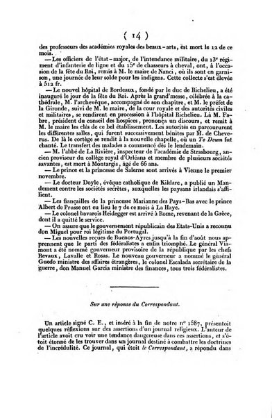 L'ami de la religion et du roi journal ecclesiastique, politique et litteraire