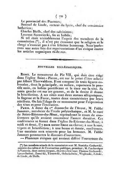 L'ami de la religion et du roi journal ecclesiastique, politique et litteraire