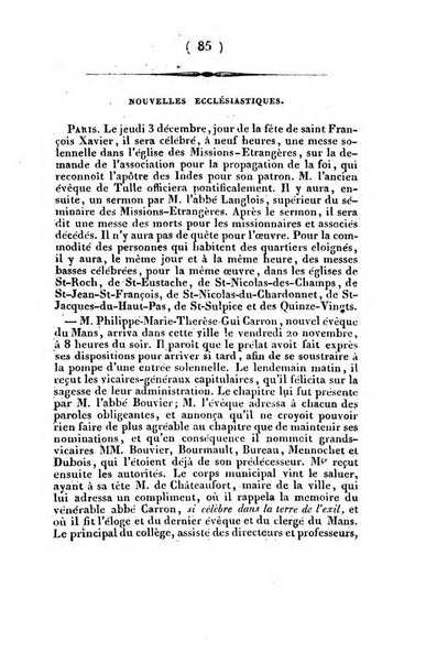 L'ami de la religion et du roi journal ecclesiastique, politique et litteraire