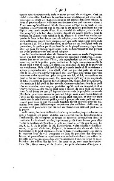 L'ami de la religion et du roi journal ecclesiastique, politique et litteraire