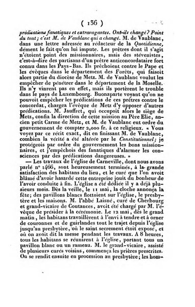 L'ami de la religion et du roi journal ecclesiastique, politique et litteraire