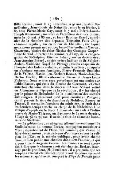 L'ami de la religion et du roi journal ecclesiastique, politique et litteraire