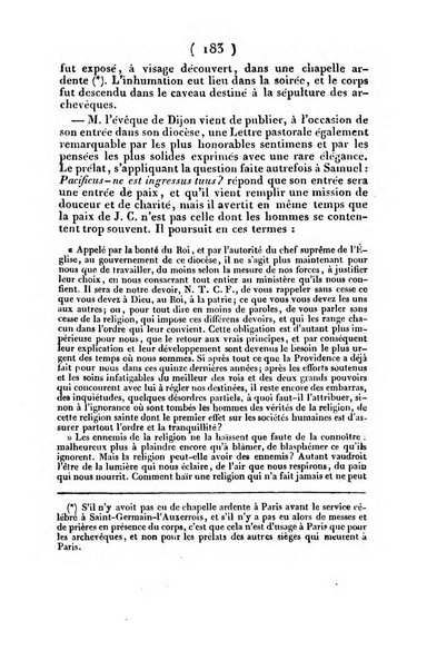 L'ami de la religion et du roi journal ecclesiastique, politique et litteraire