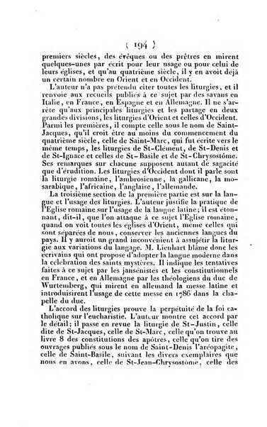 L'ami de la religion et du roi journal ecclesiastique, politique et litteraire