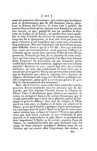 L'ami de la religion et du roi journal ecclesiastique, politique et litteraire