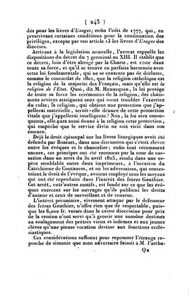 L'ami de la religion et du roi journal ecclesiastique, politique et litteraire