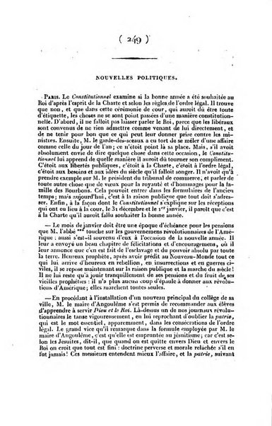 L'ami de la religion et du roi journal ecclesiastique, politique et litteraire