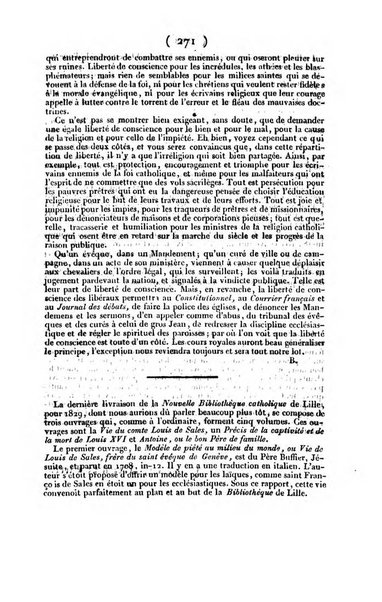 L'ami de la religion et du roi journal ecclesiastique, politique et litteraire