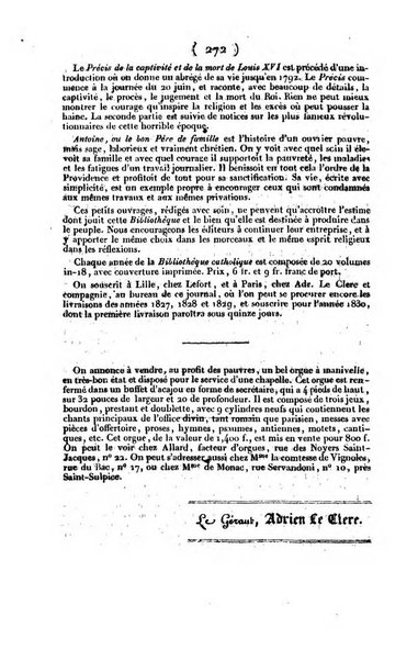 L'ami de la religion et du roi journal ecclesiastique, politique et litteraire