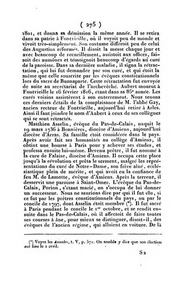 L'ami de la religion et du roi journal ecclesiastique, politique et litteraire