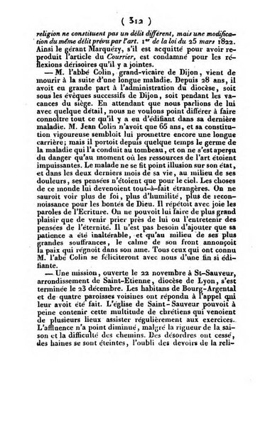 L'ami de la religion et du roi journal ecclesiastique, politique et litteraire