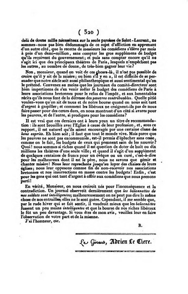 L'ami de la religion et du roi journal ecclesiastique, politique et litteraire