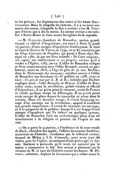 L'ami de la religion et du roi journal ecclesiastique, politique et litteraire