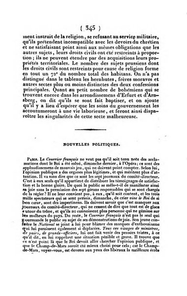 L'ami de la religion et du roi journal ecclesiastique, politique et litteraire