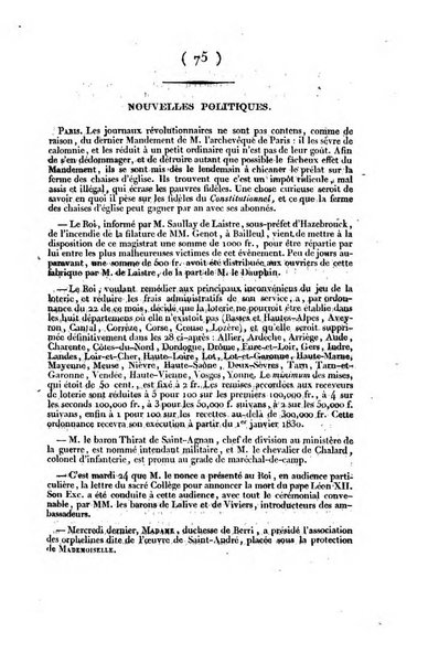 L'ami de la religion et du roi journal ecclesiastique, politique et litteraire