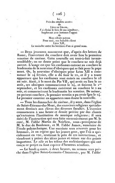 L'ami de la religion et du roi journal ecclesiastique, politique et litteraire