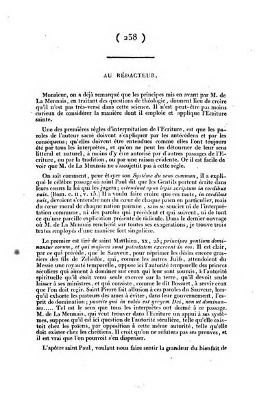 L'ami de la religion et du roi journal ecclesiastique, politique et litteraire