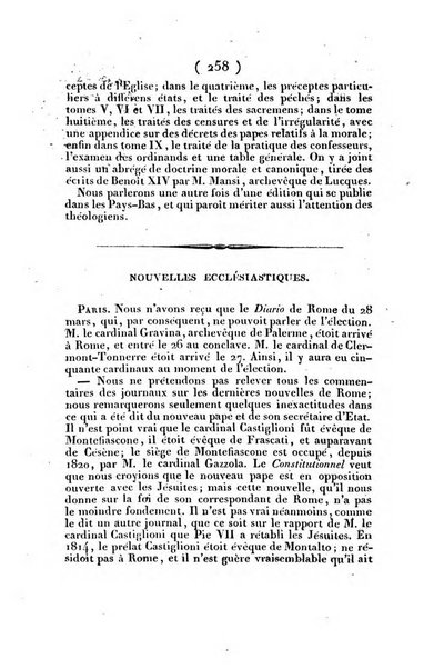 L'ami de la religion et du roi journal ecclesiastique, politique et litteraire