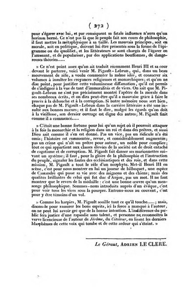 L'ami de la religion et du roi journal ecclesiastique, politique et litteraire