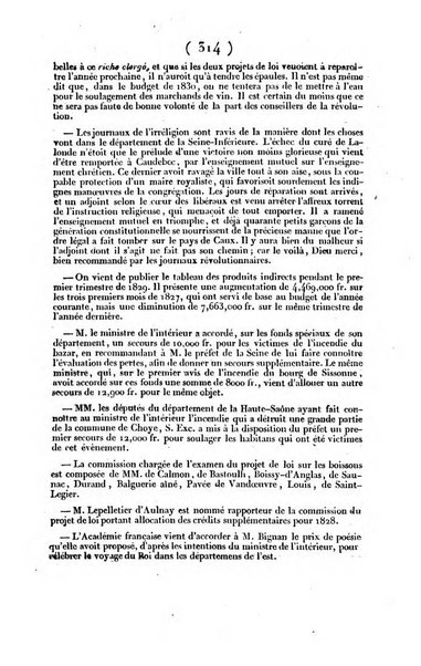 L'ami de la religion et du roi journal ecclesiastique, politique et litteraire