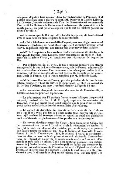 L'ami de la religion et du roi journal ecclesiastique, politique et litteraire