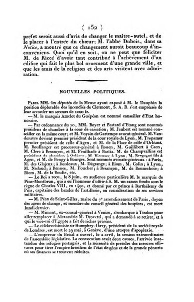 L'ami de la religion et du roi journal ecclesiastique, politique et litteraire