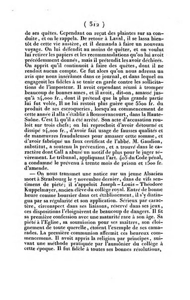 L'ami de la religion et du roi journal ecclesiastique, politique et litteraire