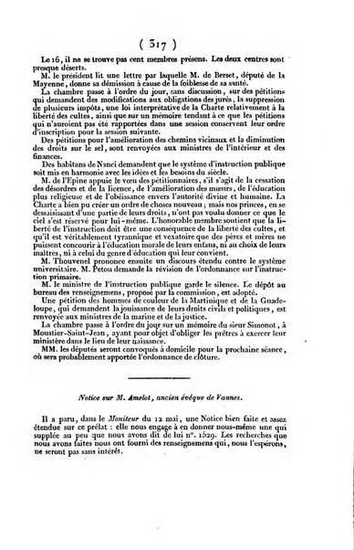 L'ami de la religion et du roi journal ecclesiastique, politique et litteraire